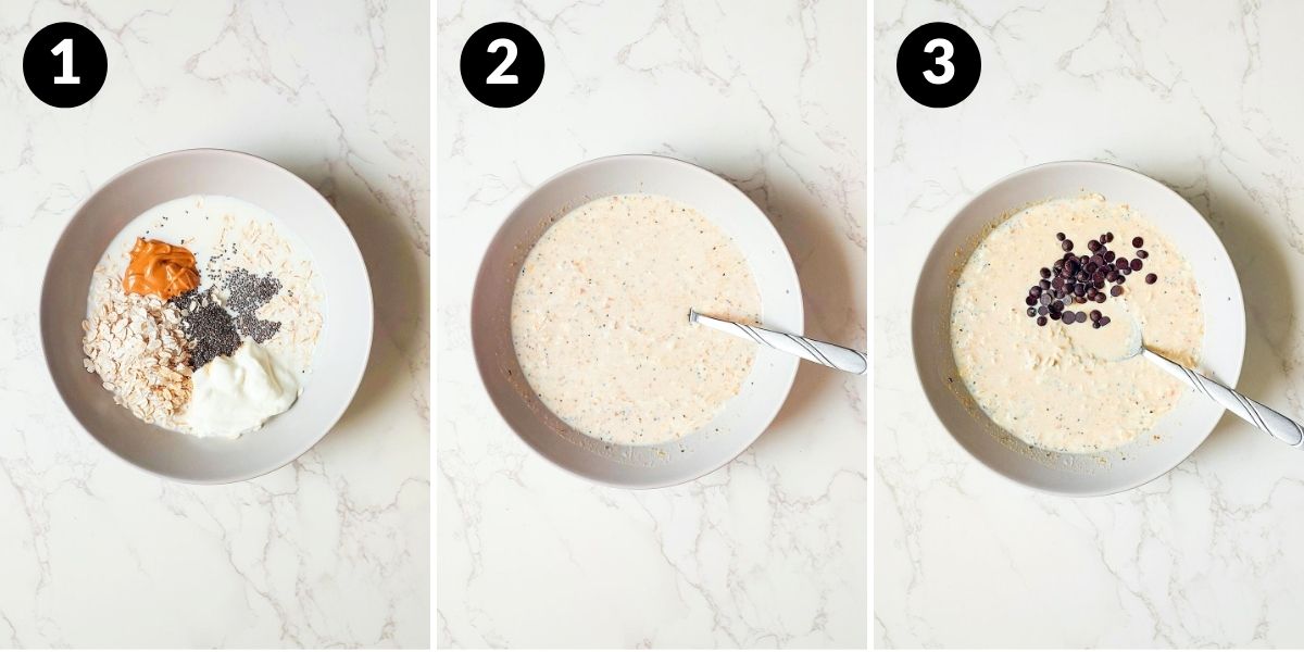 How To Make Peanut Butter Chocolate Chip Overnight Oats
